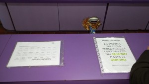 Cartel Horarios piscina