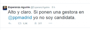 Esperanza Aguirre Madrid