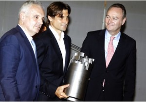 Alberto Fabra y David Ferrer
