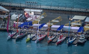 Pabellón para el Race Village de la Volvo Ocean Race.