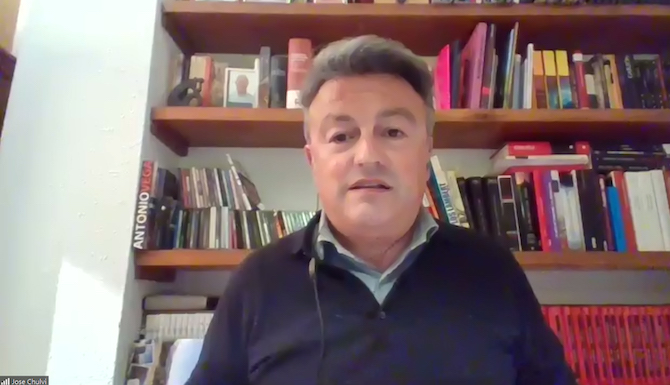 El secretario general del PSPV de la provincia de Alicante, José Chulvi. /AP