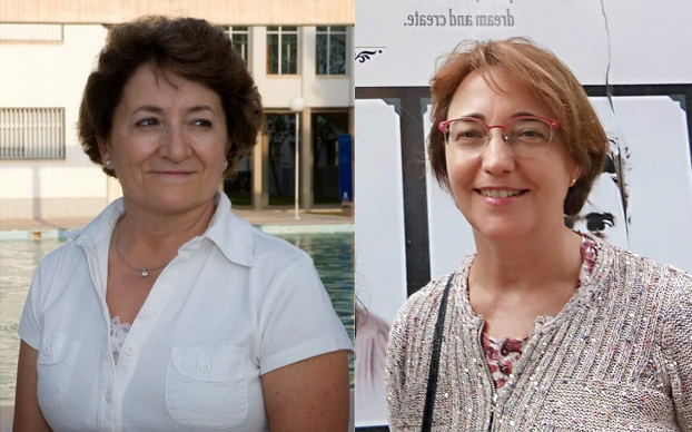 Carmen Nájera y Emilia Morallón