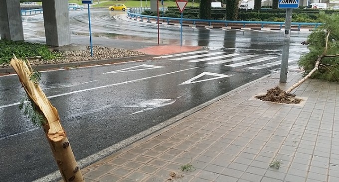 Cerca de 60 intervenciones por el temporal en Alicante