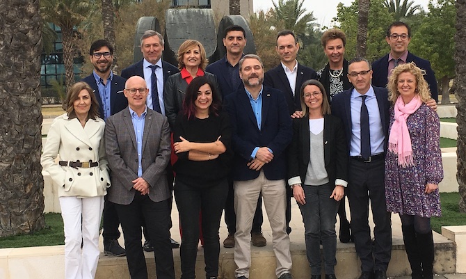 Equipo del candidato a rector de la UMH Juan José Ruiz.