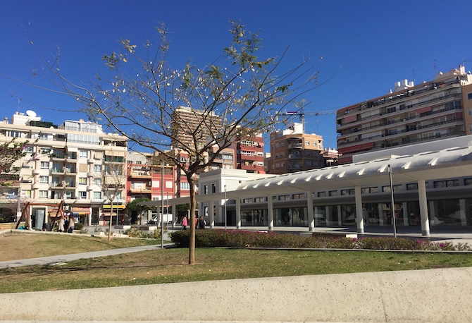 Plaza Séneca de Alicante.