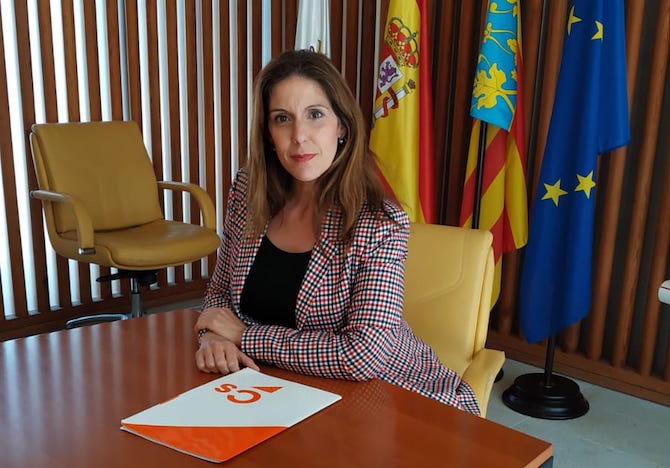 La concejala de Ciudadanos en el Ayuntamiento de Alicante María José Molina.
