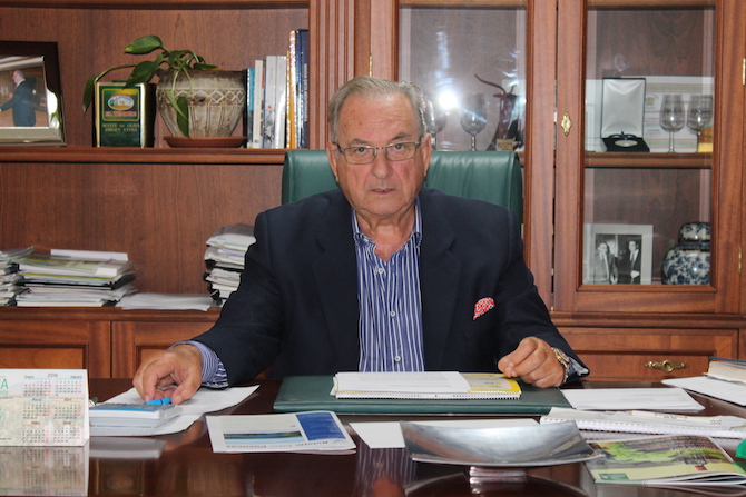 El presidente de Asaja de Alicante, Eladio Aniorte.