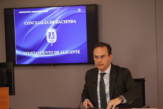 El concejal de Hacienda, Carlos Castillo (PP).