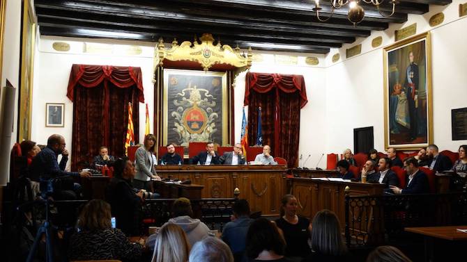 Pleno del Ayuntamiento de Elche.
