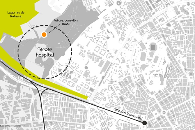 Alicante prev&eacute; construir un tercer hospital p&uacute;blico para equilibrar la red sanitaria
