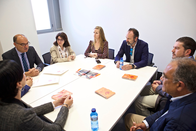 Firma de la incorporación de Orizon al Parque Científico de Alicante.