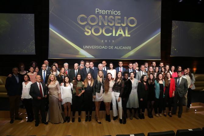 Premiados por el Consejo Social de la Universidad de Alicante.