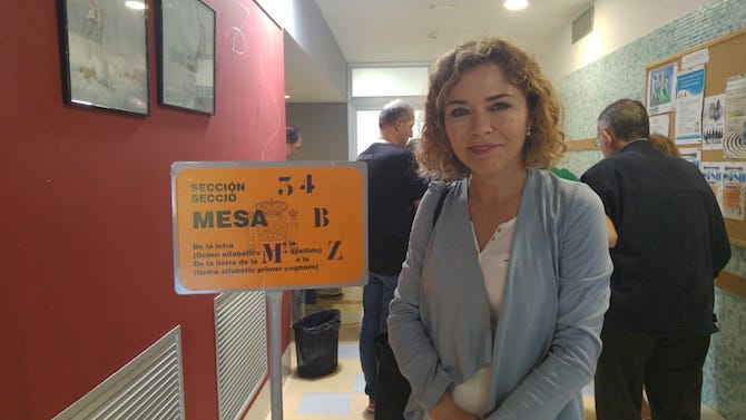 La diputada por Alicante Marta Martín.