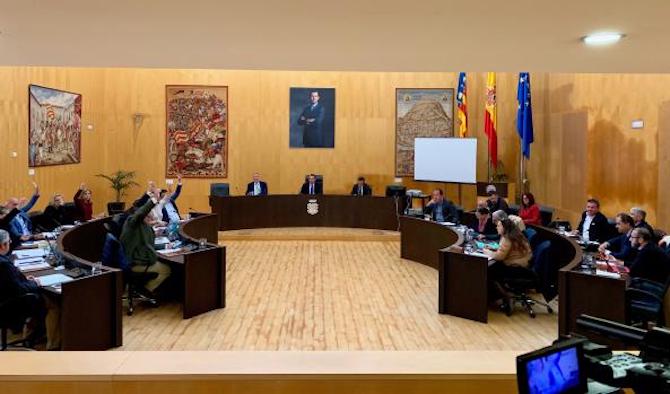 Pleno del Ayuntamiento de Benidorm.