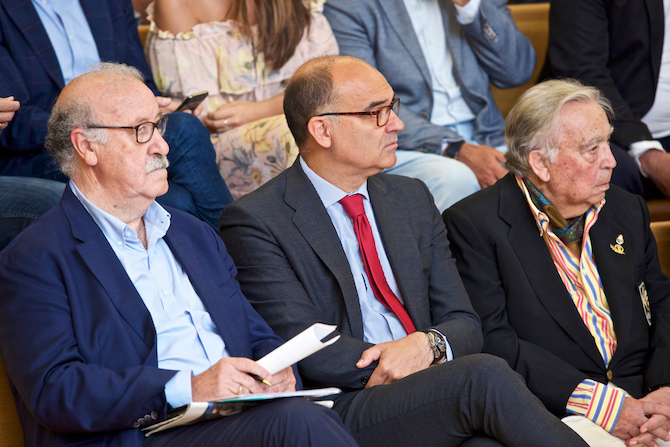 Vicente del Bosque, Manuel Palomar y Pedro Ferrándiz.