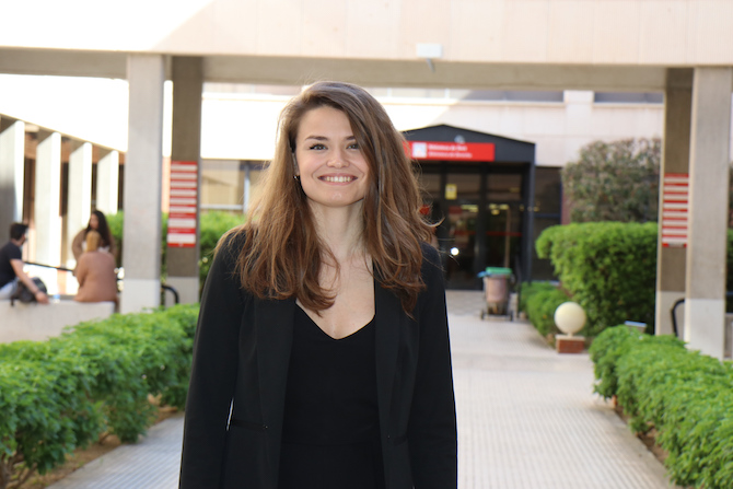 La estudiante de la UA Celia Herrero Cantó.