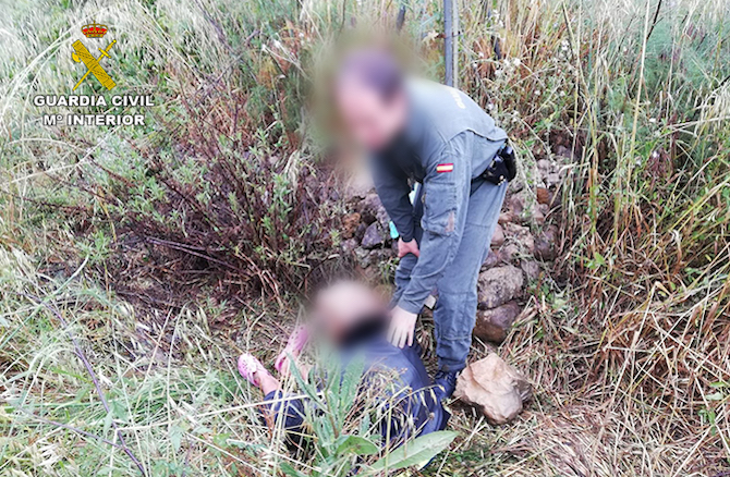La Guardia Civil localiza a la mujer.