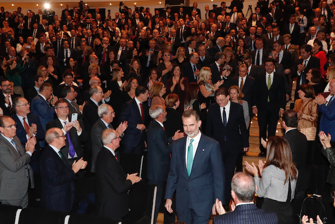 Felipe VI, en el ADDA, en una visita a Alicante.