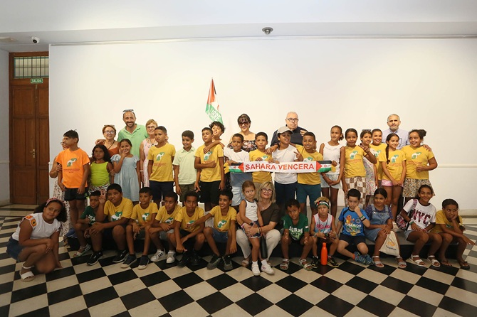 43 menores saharauis pasan dos meses con familias de acogida de la provincia