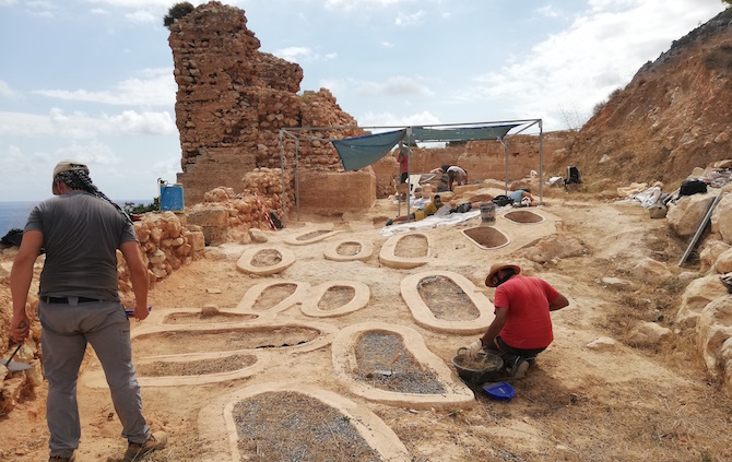 Excavaciones en la Pobla de Ifach, en Calpe.