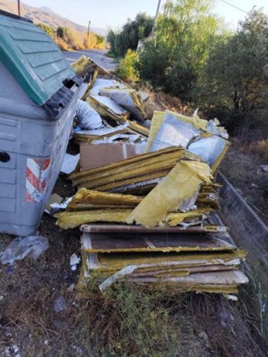 Hasta 30.000 euros de multa por abandonar materiales de obra altamente contaminantes