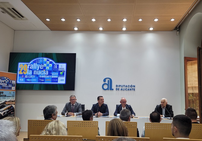 Presentación Rallye La Nucía-Mediterráneo Trofeo Costa Blanca 2023