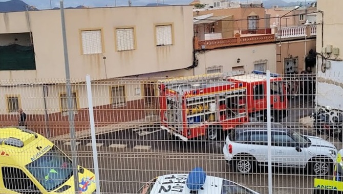 Fallece un hombre en el incendio de su vivienda en Cartagena
