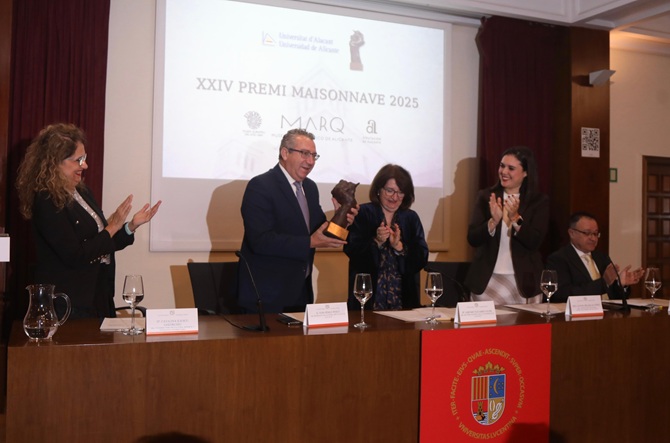 El MARQ recibe el Premio Maisonnave de la UA