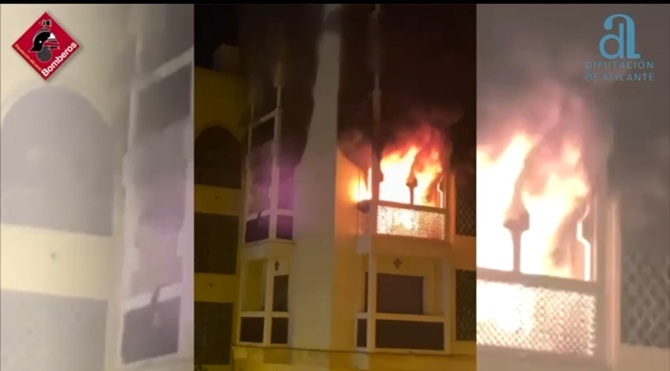 Muere una joven tras un incendio en una vivienda de Crevillente
