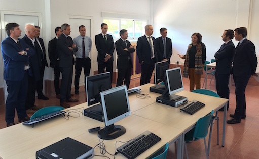 Comité de dirección de Hidraqua, en el Centro San Rafael.