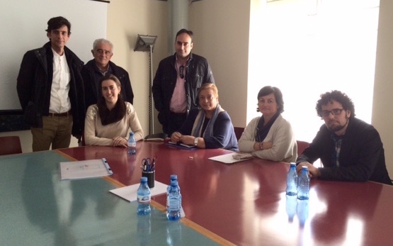 Nerea Belmonte, en una reunión.