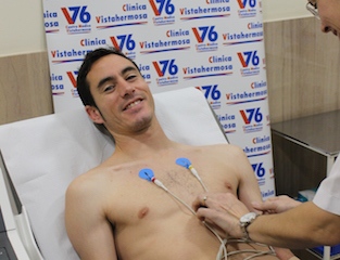 El nuevo jugador del Hércules David Mainz.