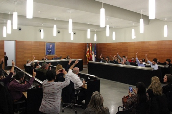 Pleno del Ayuntamiento de San Vicente.