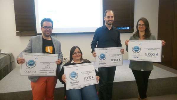 Los premiados.